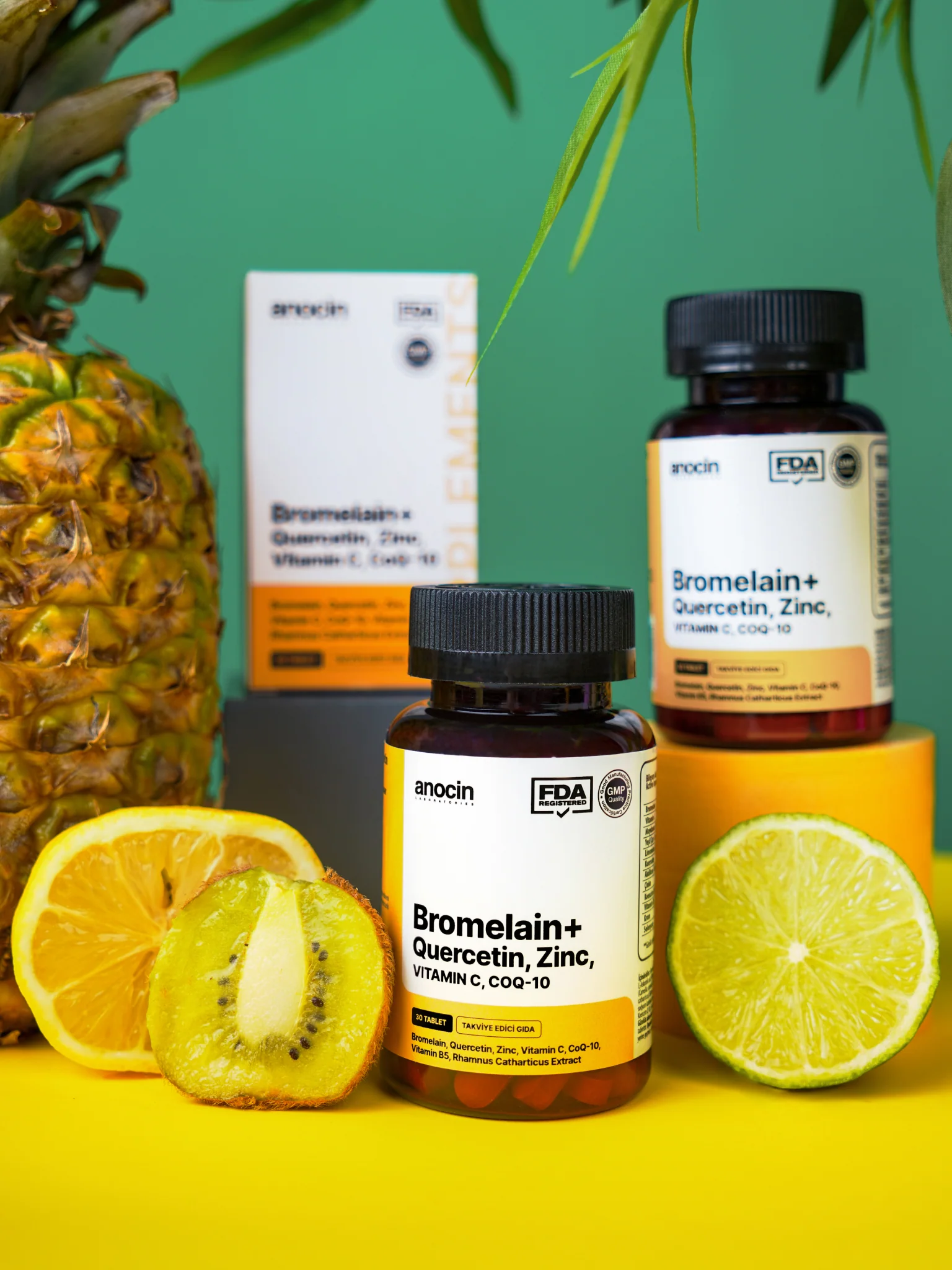 Bromelain + Quercetin, Çinko, C Vitamini, CoQ-10, B5 Vitamini - Image 8