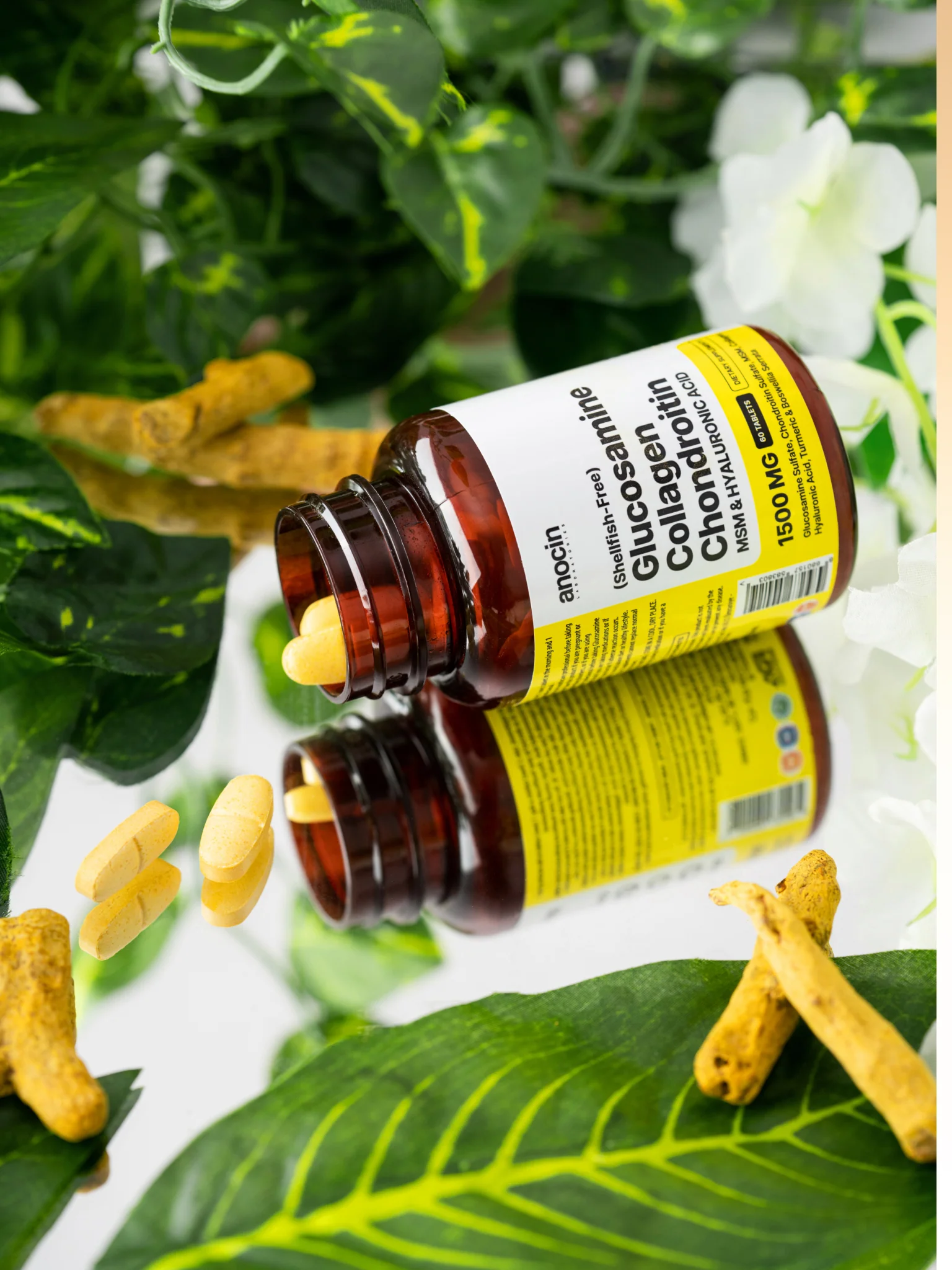 Glukozamin, MSM, Kondroitin Sülfat, Kolajen, Zerdeçal Özü, Akgünlük Ekstraktlı Tablet 1500 Mg - Image 6