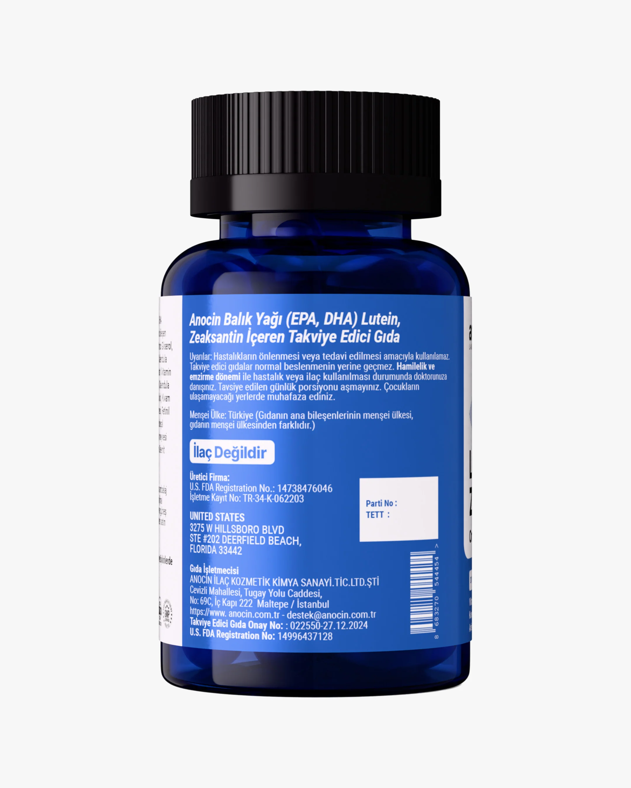 Lutein, Zeaksantin, Omega-3 (EPA,DHA) Vitamin A Complex - Image 3