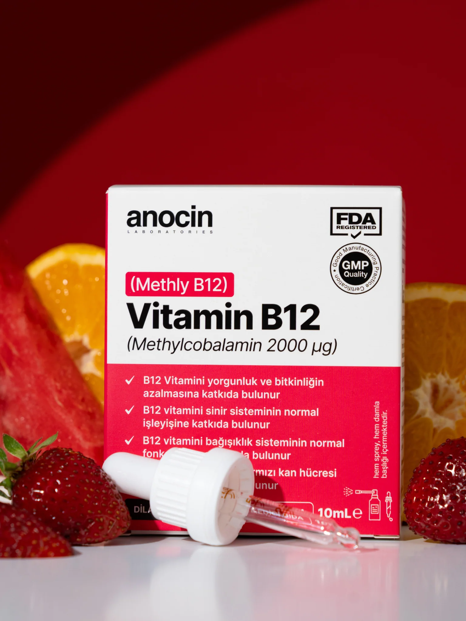 Vitamin B12 (MethylCobalamin) Sprey 1000 mcg 2000 ug 10 ml - Image 5